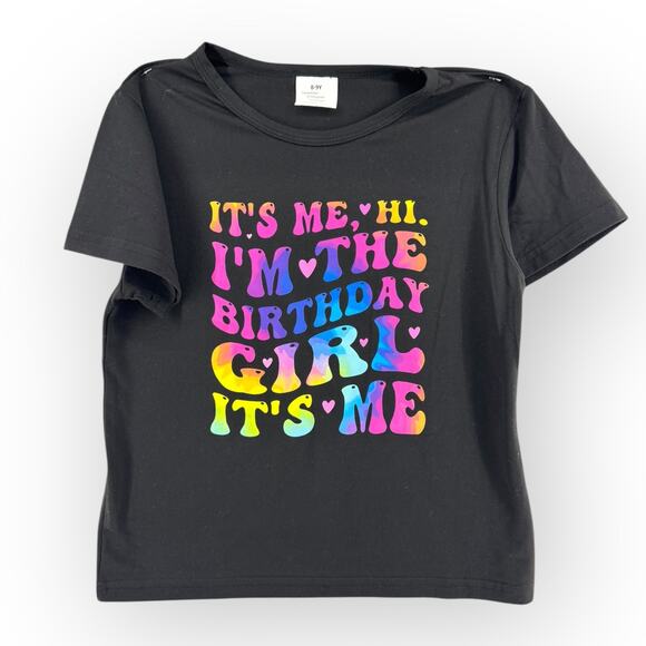 I'm the Birthday Girl It's Me Taylor Swift Shirt + Leggings Kids Set Size 8/9 - Picture 2 of 4